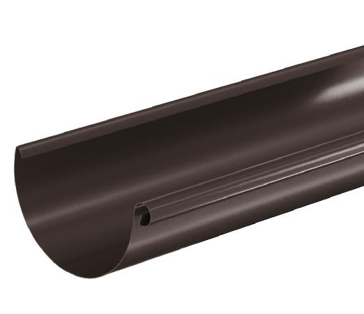 Водосток Aquasistem, система 150/100 - Водосточный желоб 3.00м RR 32 Тёмно Коричневый купить в Новосибирске