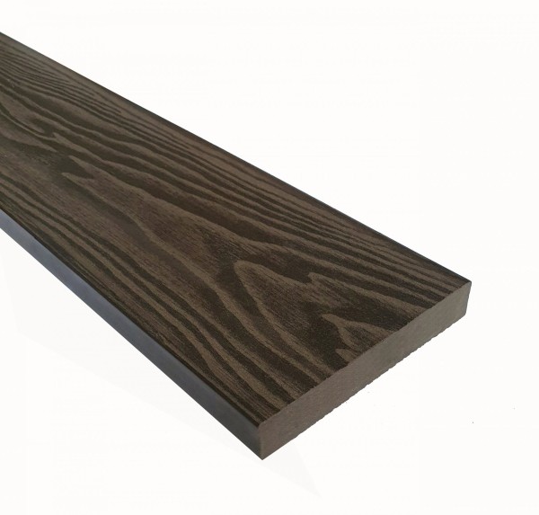 Террасная доска из ДПК Terrapol Смарт 3D Полнотелая без паза Тик Киото купить в Новосибирске