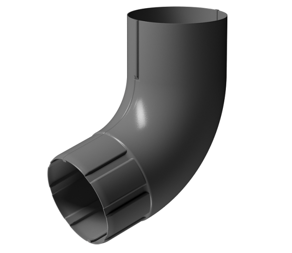 Колено 72° D90 Döcke STAL PREMIUM Графит, (RAL 7024) купить в Новосибирске