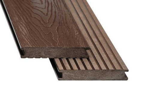 Террасная доска из ДПК ECODECKING Premium Коричневый купить в Новосибирске