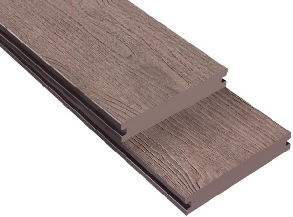 Террасная доска ДПК Outdoor 3D полнотелая NEVADA/CALIFORNIA BROWN коричневая микс купить в Новосибирске