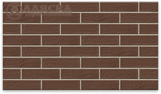 Фасадные Термопанели Аляска Braun Rustic купить в Новосибирске