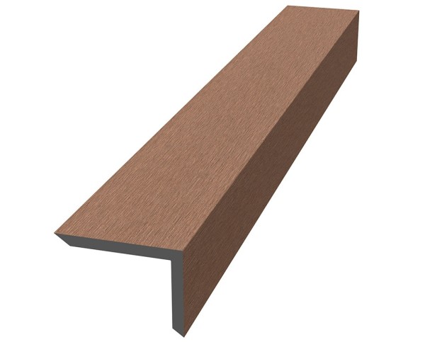 Уголок ДПК для террасной доски NauticPrime, 60x40x2900мм Кедр купить в Новосибирске