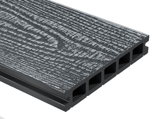 Террасная доска из ДПК WOODVEX Expert Antique Stone Gray купить в Новосибирске