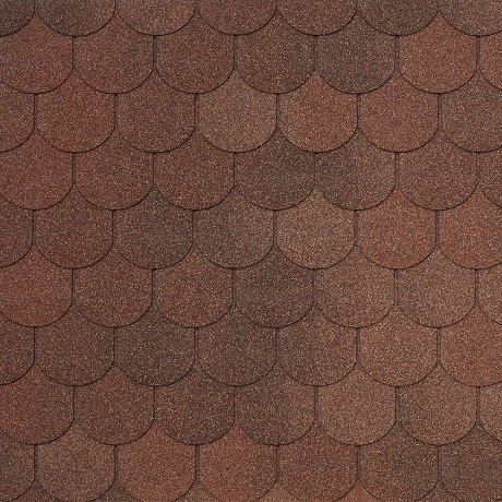 Гибкая черепица Tegola ASSISI terracotta 420 купить в Новосибирске