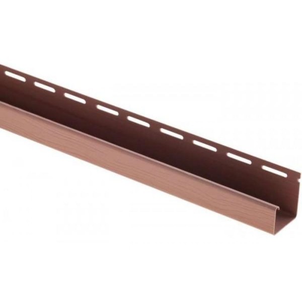 J-профиль Люкс Крашенный, T-15, ВН, Красно-коричневый купить в Новосибирске