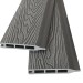 Заборная панель шип-паз EasyDecking Wood-Х 146х20 Серый купить в Новосибирске