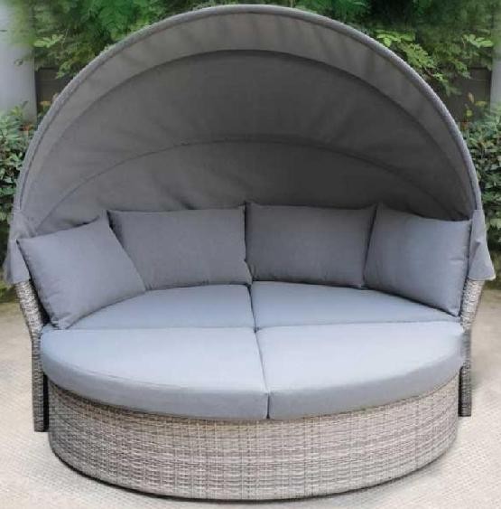 Диван-Трансформер AFINA плетеный из иск. ротанга AFM-325G Grey купить в Новосибирске