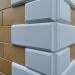 Угол Наружный к Фасадным Термопанелям Доломит Дагестанский Камень 400 мм Белый купить в Новосибирске