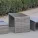 Диван-Трансформер AFINA плетеный из иск. ротанга S330G-W78 Grey купить в Новосибирске