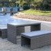 Диван-Трансформер AFINA плетеный из иск. ротанга S330G-W78 Grey купить в Новосибирске