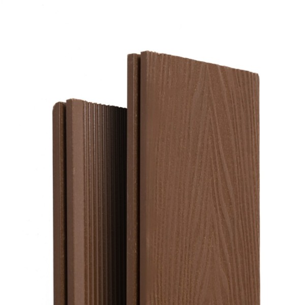 Террасная доска Ecodecking Экстра 3D полнотелая Шоколад купить в Новосибирске