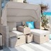 Комплект мебели AFINA плетеной из иск. ротанга AFM-330 Beige купить в Новосибирске