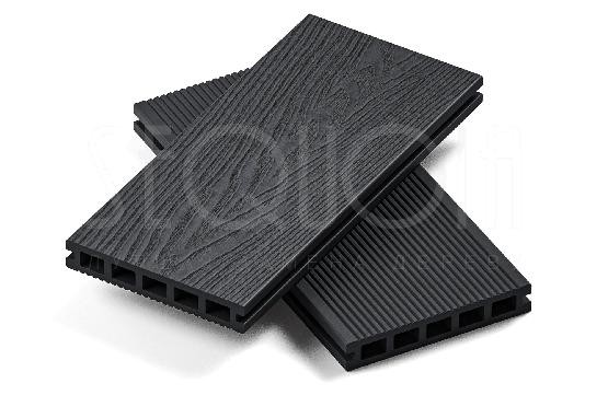 Доска террасная ДПК 3D SEQUOIA Evolution WOOD BLACK купить в Новосибирске