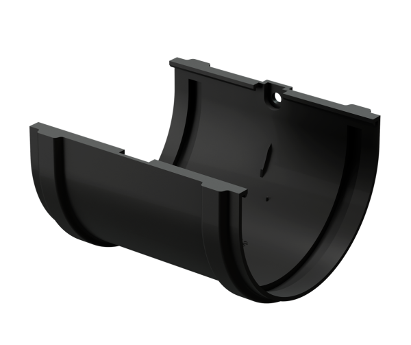 Соединитель желоба Docke Premium ПВХ - Карбон купить в Новосибирске