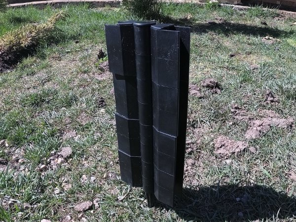 Угловой элемент поворотный, пластиковый от 60° до 300° для доски 300х30 мм из ДПК чёрный Holzhof купить в Новосибирске