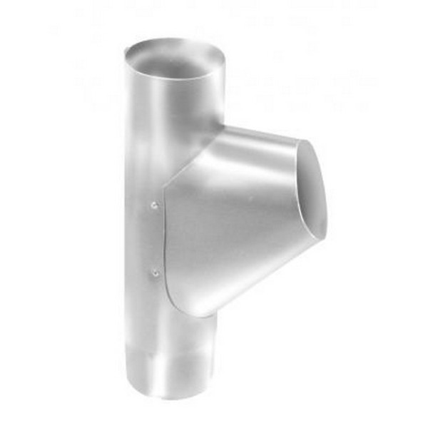 Водосток Grand Line 150x100 – Тройник RAL 9003 купить в Новосибирске