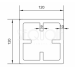 Столб SEQUOIA Evolution 3D WOOD GRAY купить в Новосибирске