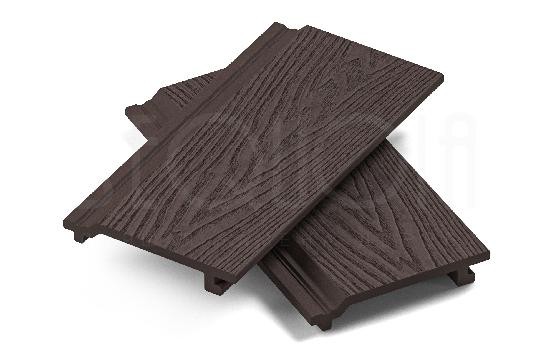 Доска фасадная ДПК 3D SEQUOIA Evolution WOOD BROWN купить в Новосибирске