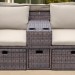 Комплект мебели AFINA плетеной из иск. ротанга AFM-330B Brown купить в Новосибирске