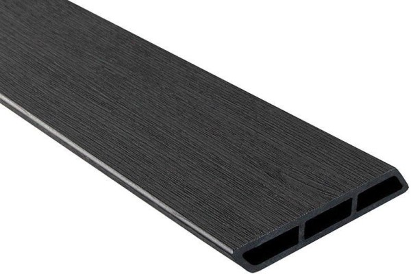 Доска Ромбус 3D ДПК Outdoor STORM BLACK черная купить в Новосибирске