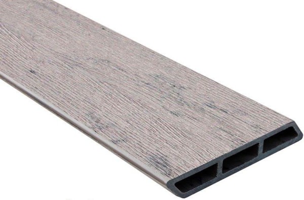 Доска Ромбус 3D ДПК Outdoor STORM GREY серая микс купить в Новосибирске