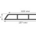 Доска Ромбус 3D ДПК Outdoor STORM GREY серая микс купить в Новосибирске
