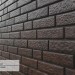 Фасадная панель Ю-Пласт Стоун Хаус Кирпич Коричневый купить в Новосибирске