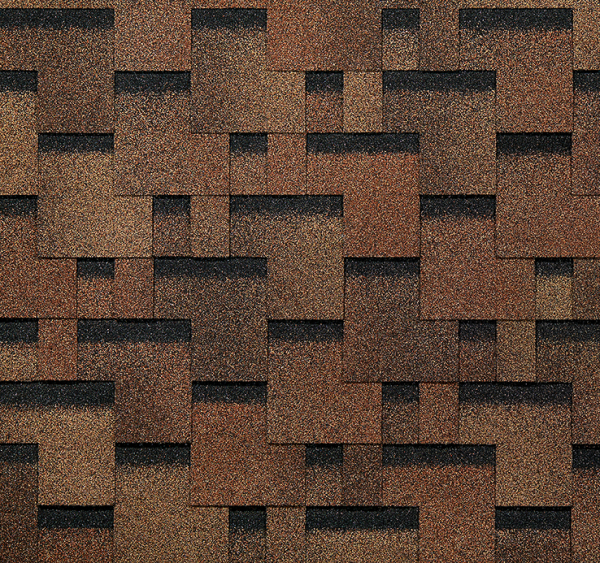 Гибкая черепица EURASIA Docke, Коллекция Лабиринт Светло-коричневый купить в Новосибирске