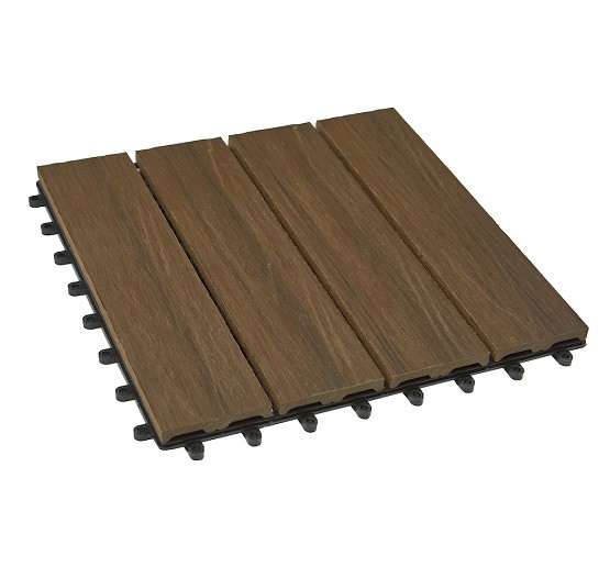 Садовый паркет дпк CM Garden Modern, 300х300 мм, PATINA BROWN (Патина коричневый) купить в Новосибирске