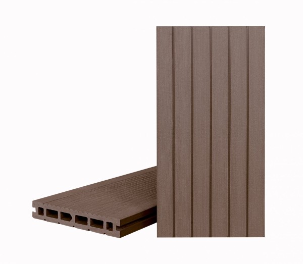 Террасная доска Классик Тик Киото (пустотелая с пазом) купить в Новосибирске