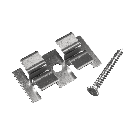 Клипса с саморезом, Grinder шовный монтаж 5 mm купить в Новосибирске