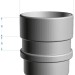 Муфта Docke Lux ПВХ Пломбир купить в Новосибирске
