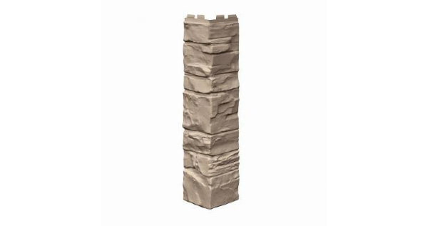 Угол наружный VOX Solid Stone Lazio камень светлая глина купить в Новосибирске