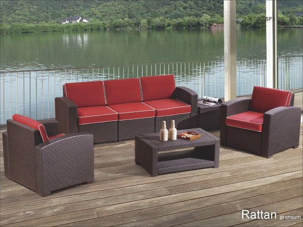Уличные диваны и кресла коллекции Rattan Premium 5  купить в Новосибирске