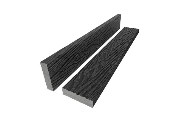 Брус лавочный 3D-тиснение 20х80 Графит купить в Новосибирске