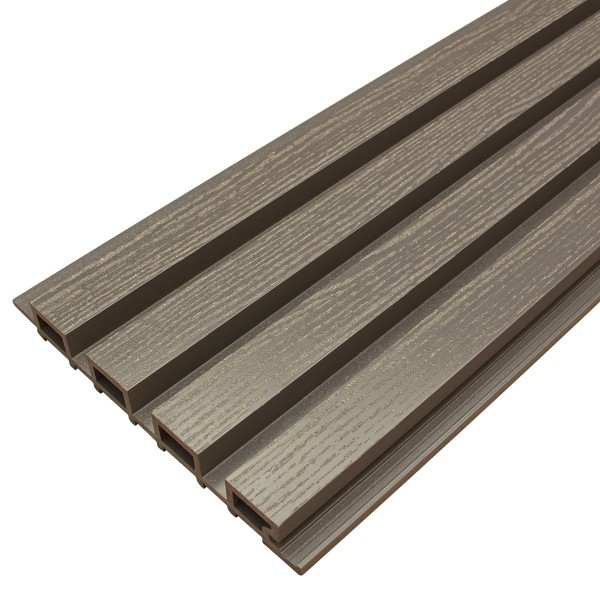Фасадная доска из ДПК Faynag Wood Рейка Графит купить в Новосибирске