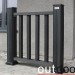 Ограждение из ДПК Outdoor Классик 3D STORM чёрный купить в Новосибирске