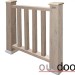 Ограждение из ДПК Outdoor Классик 3D STORM серый микс купить в Новосибирске