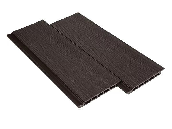 Фасадная панель из ДПК Deckart Vista 3D с текстурой дерева Махагон купить в Новосибирске