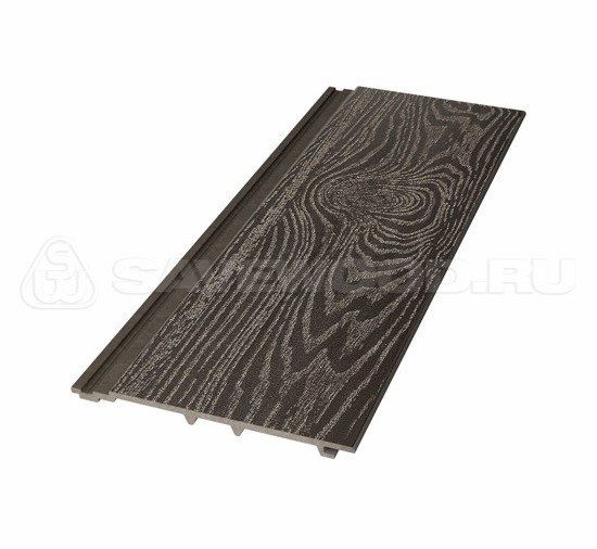 Сайдинг из дпк savewood sw-cedrus тангенциальный распил темно-коричневый купить в Новосибирске