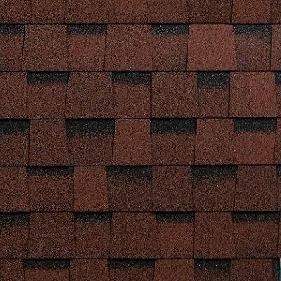 Двухслойная ламинированная черепица Shinglas, серия Фазенда – Красный купить в Новосибирске