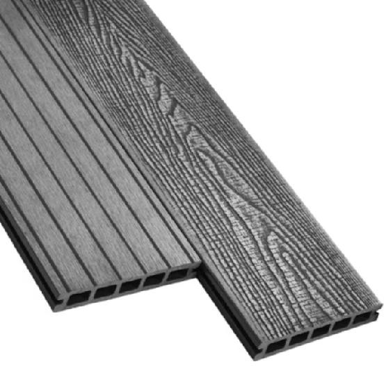 Террасная доска ДПК Deckart Аntique Графит купить в Новосибирске