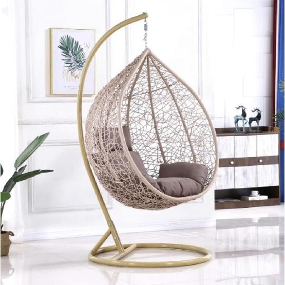 Кресло Подвесное из искусственного ротанга AFM-169A-XLB Beige купить в Новосибирске