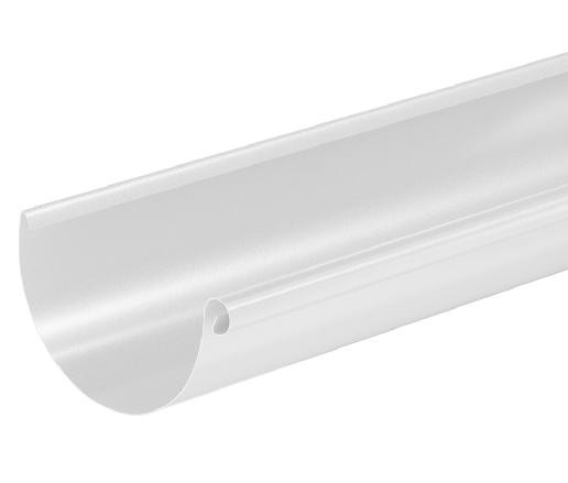 Водосток Aquasistem, система 125x90 - Водосточный желоб 3.00м RR 20 Белый купить в Новосибирске