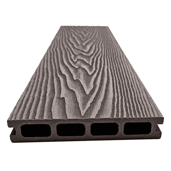 Террасная доская ДПК NanoWood Double 3D Венге купить в Новосибирске