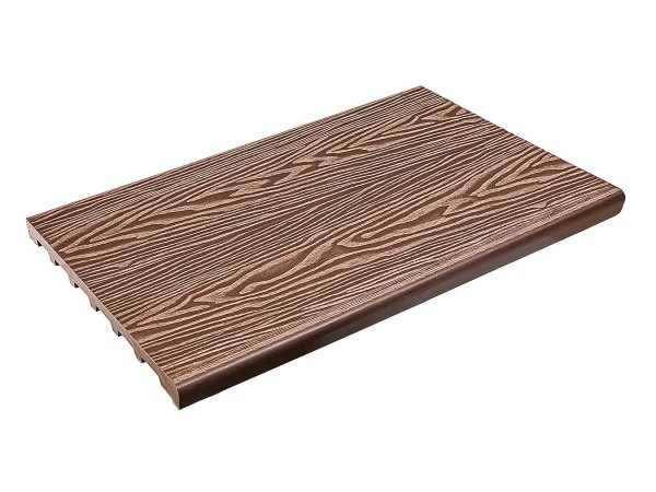 Ступень полнотелая из ДПК Deckart Step 3D Махагон купить в Новосибирске