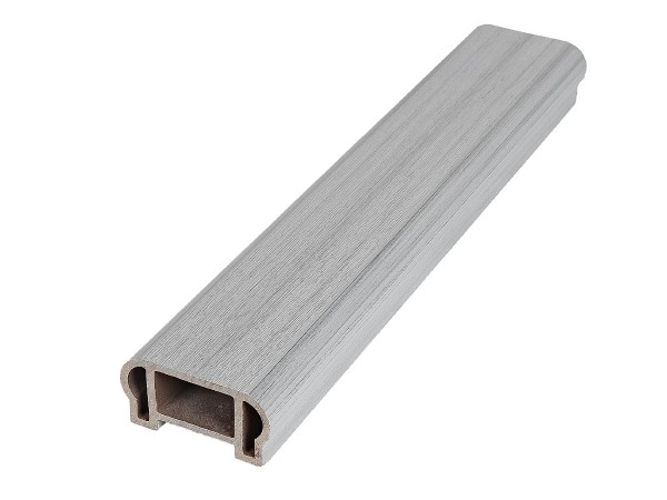 Перила верхнее фигурное Woodvex Co-Extrusion Серый купить в Новосибирске