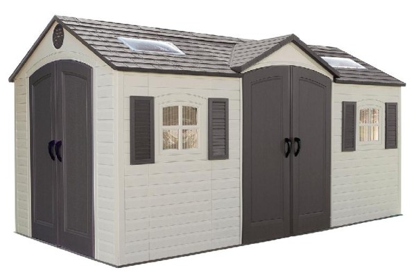 Сарай пластиковый LifeTime 15x8 DD купить в Новосибирске