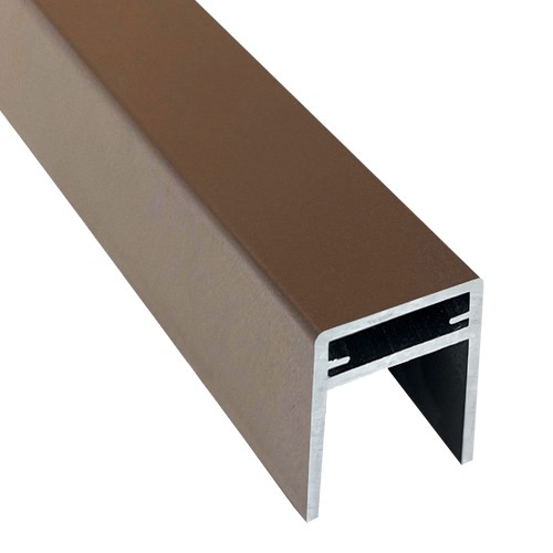П-профиль Алюминиевый EasyDecking 35x25 Венге купить в Новосибирске